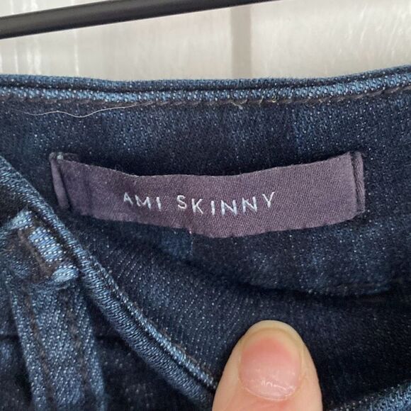 NYDJ Ami Skinny Jeans Lift Tuck Technology Dark Wash Size 8 - Picture 6 of 11